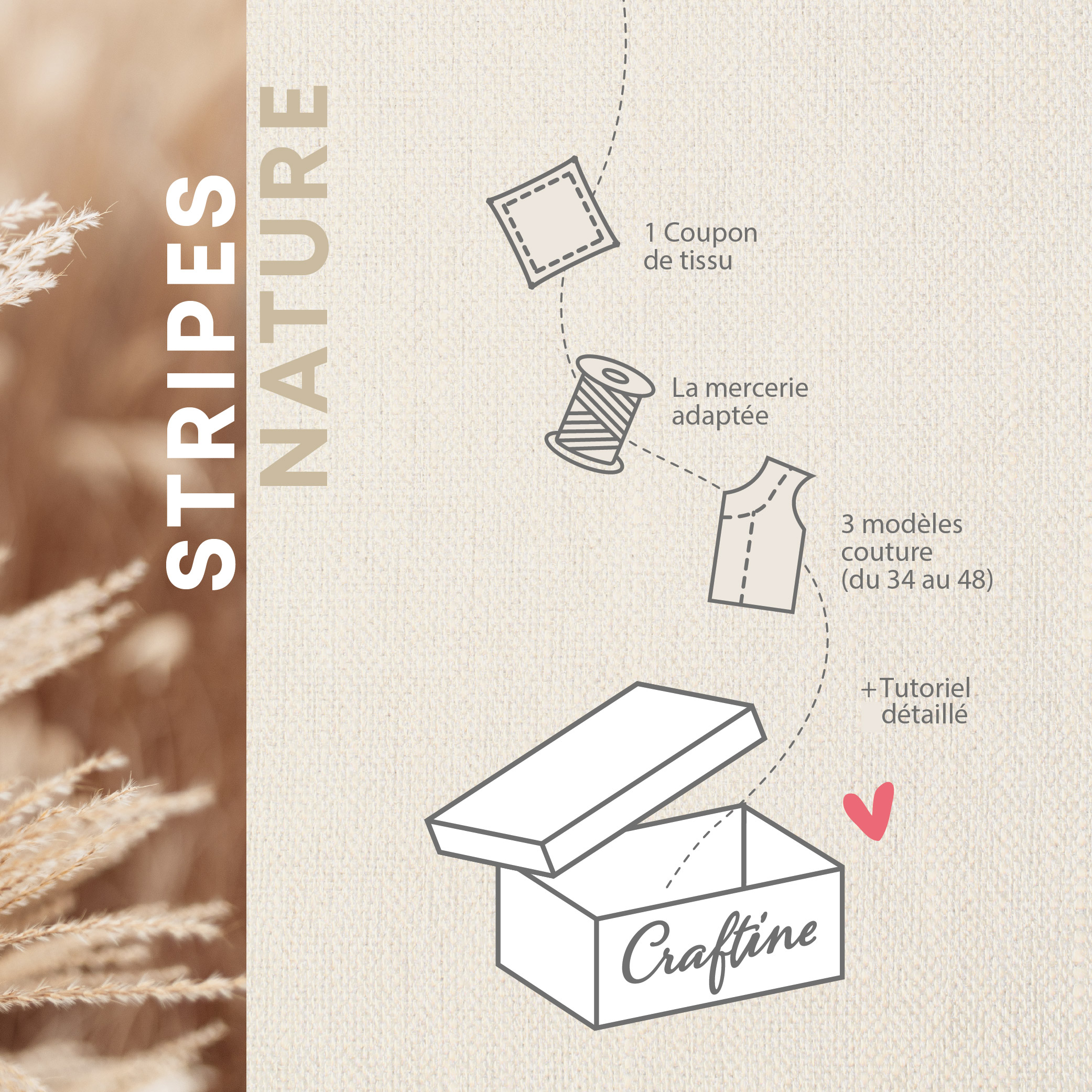 Craftine Box - Découvrez la box couture Craftine