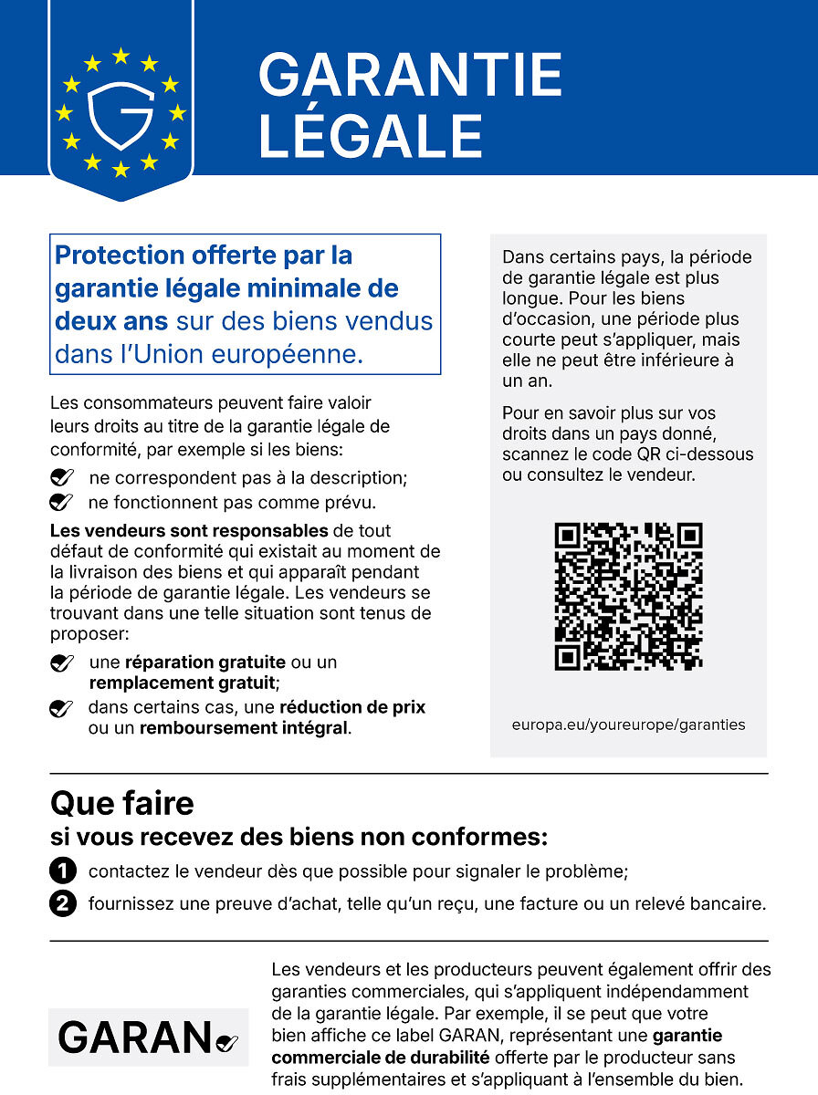 Garantie légale de conformité